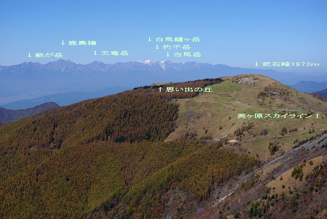 今月の風景 美ヶ原 思い出の丘